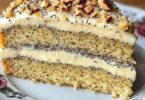 🍰 Mohnkuchen mit Paradiescreme – Saftig, cremig & himmlisch gut!
