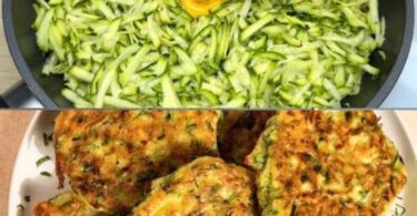 🥒🧀 Zucchini-Eier-Käse-Laibchen – Herzhaft, knusprig & vegetarisch lecker!