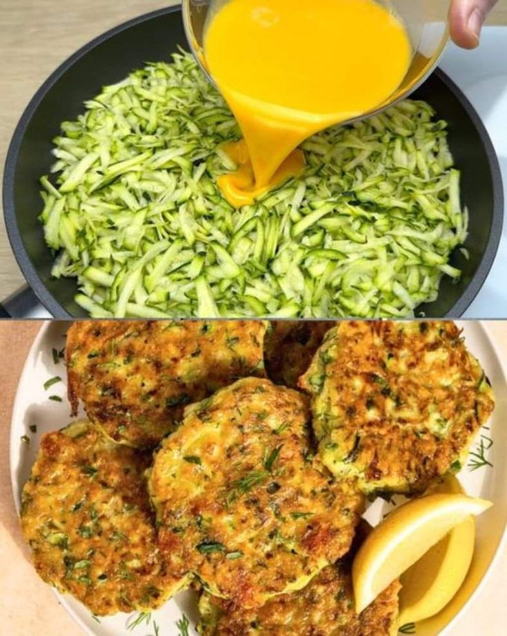 🥒🧀 Zucchini-Eier-Käse-Laibchen – Herzhaft, knusprig & vegetarisch lecker!
