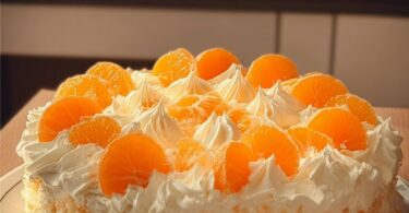 🍊 Luftiger Fantakuchen mit Mandarinen & Vanillecreme