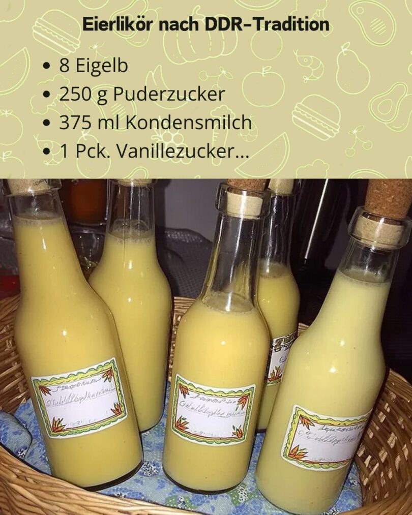 🥚🎄 Eierlikör nach DDR-Tradition – Cremig, süffig & nostalgisch 🎄🥚