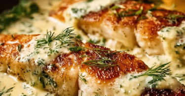 🐟 Gebackener Fisch mit Zitronen-Cremesauce