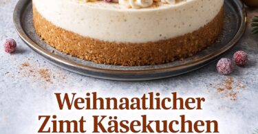 Weihnachtlicher Zimt-Käsekuchen – in nur 15 Minuten vorbereitet
