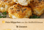 Feta-Häppchen aus der Heißluftfritteuse – knusprig & schnell