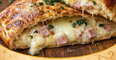 🥙🧀 Schinken-Käse-Calzones – außen knusprig, innen herrlich saftig