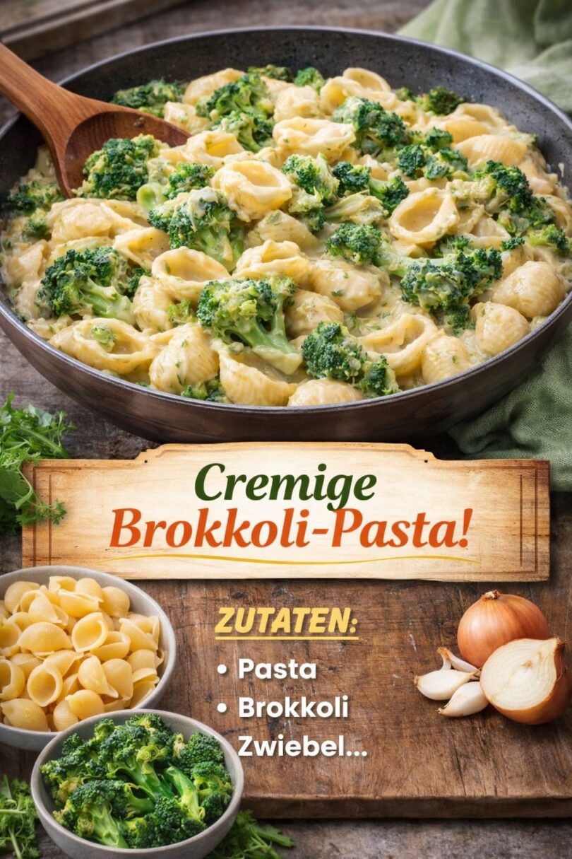 🥦🍝 Cremige Brokkoli-Pasta – schnell, einfach & sooo lecker!