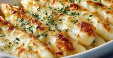 Parmesan-Spargel aus dem Ofen – cremig, würzig & einfach himmlisch 😍🥦🧀