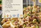 Cremige Käse-Lauch-Pasta mit Hackfleisch – würzig, cremig & schnell gemacht