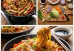 Chinesische Nudeln mit Hähnchenfleisch – blitzschnell und lecker