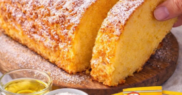 Vanillepudding-Kuchen ohne Mehl – locker, saftig & einfach genial 😍🍰