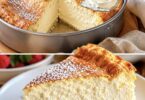 Käsekuchen mit Vanillepudding – cremig, himmlisch & einfach unwiderstehlich 😍🍰