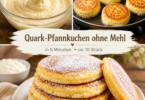 Quark Pfannkuchen ohne Mehl in 5 Minuten 🥞✨