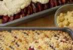 Zwetschgenkuchen vom Blech mit Zimtstreuseln und saftigen Zwetschgen